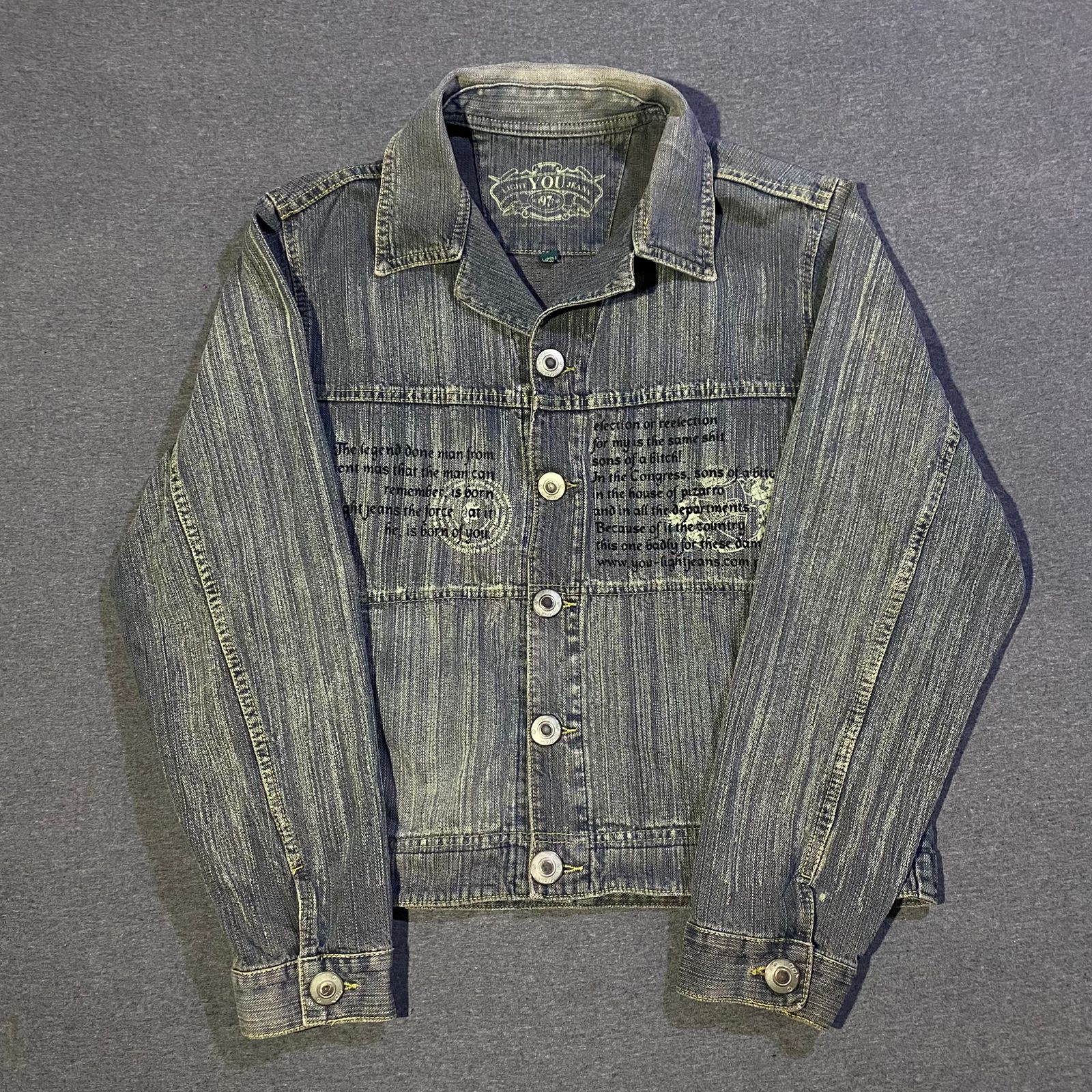 CHAQUETA JEAN CHAQUETA OSCURA